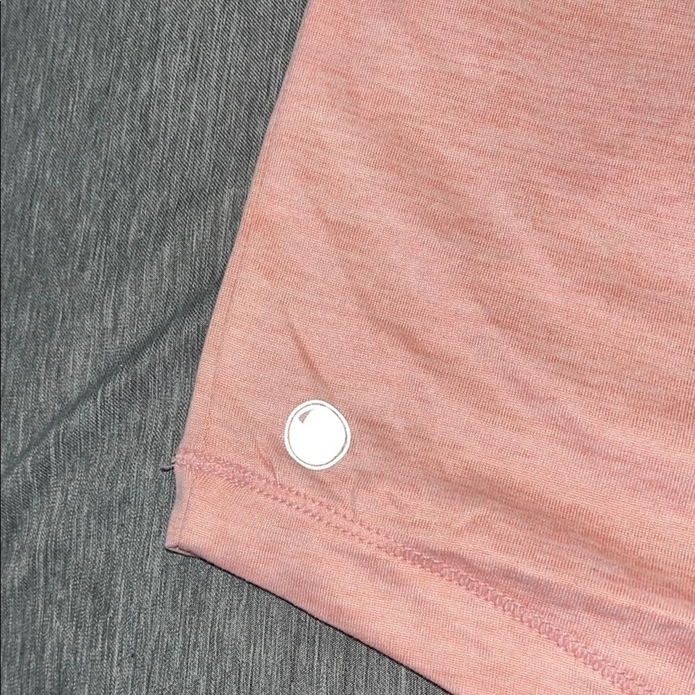 Yogalicious Orange/Pink V-Neck Women's Top size 1X
